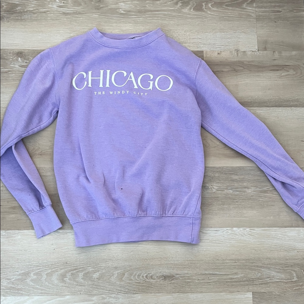 MV Sport Purple Crew Neck Sweater